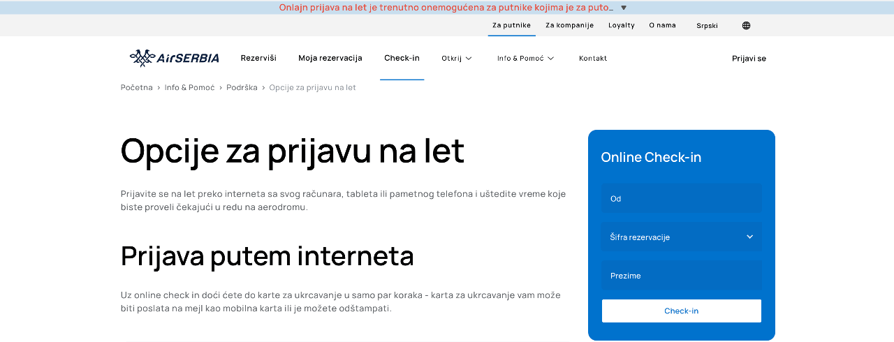 air serbia cekiranje