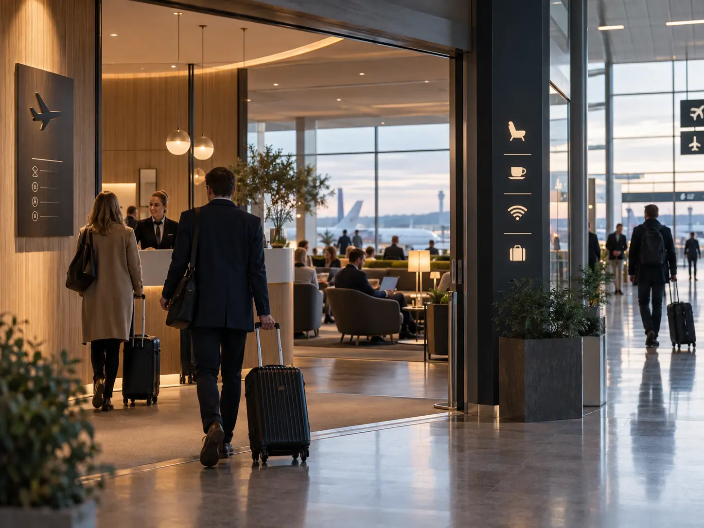 tilgang til flyplasslounger i Skandinavia