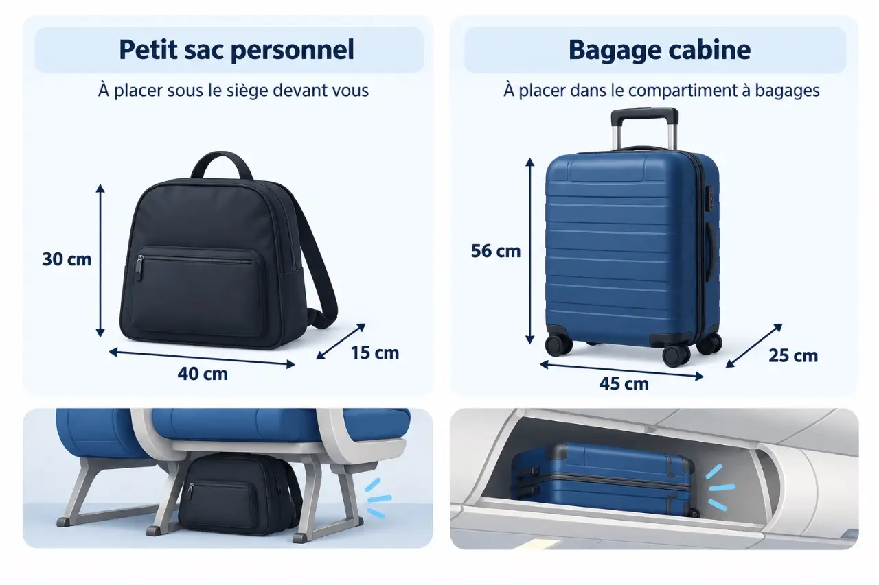 bagage cabine british airways dimensions poids