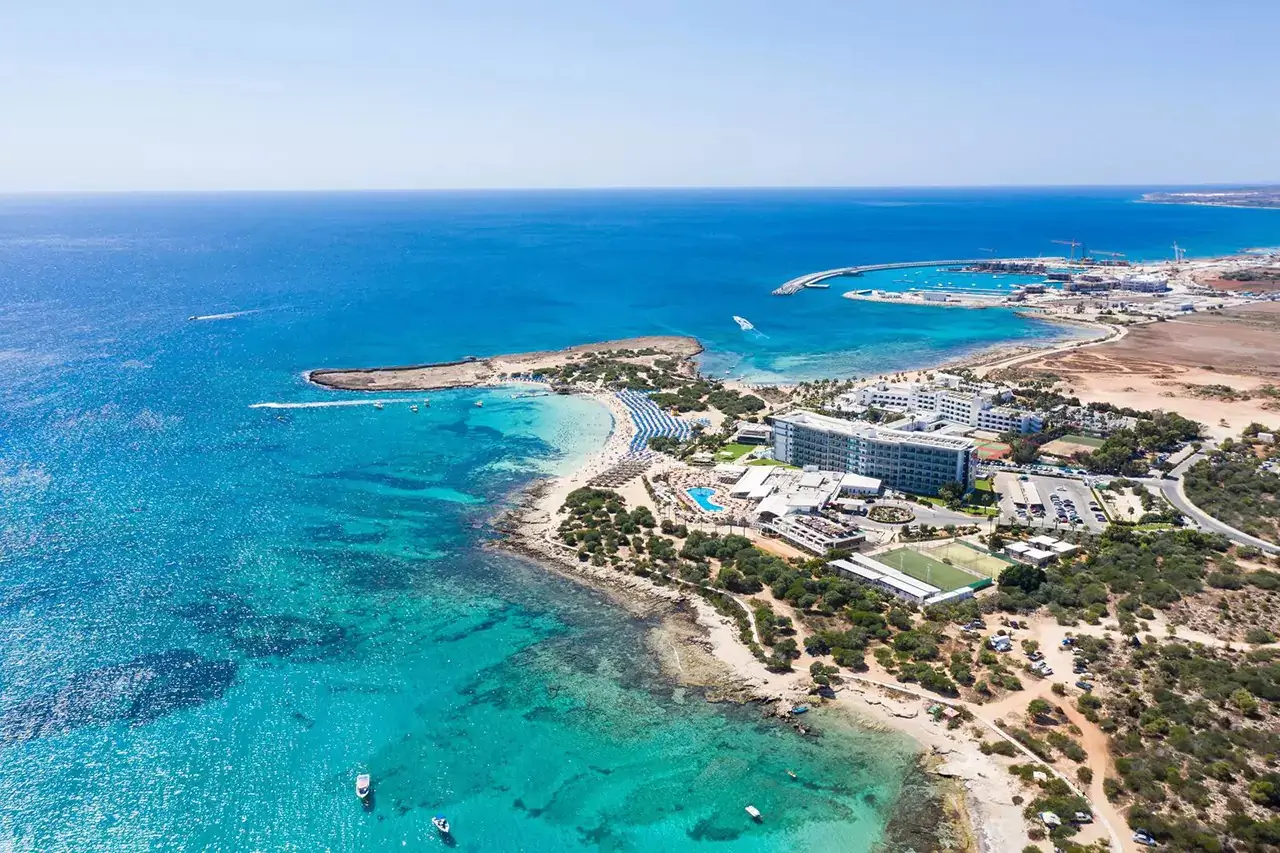 makronissos beach in cyprus