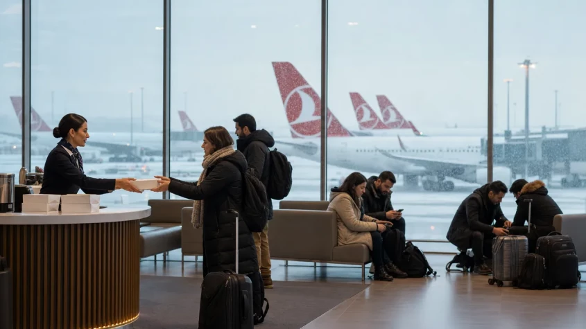 Turkish Airlines extraordinära omständigheter vid flygstörning