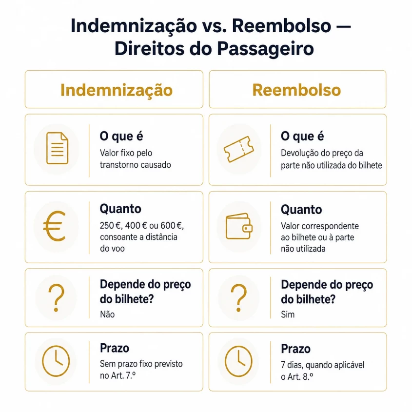 Reembolso vs indemnização LATAM Airlines