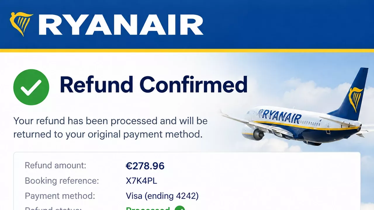 Ryanair Refund: What You Can Get Back & How to Claim