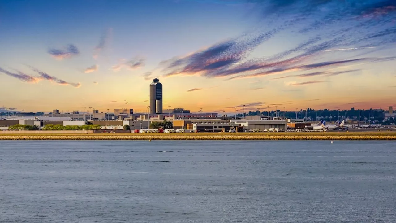 Boston Logan Airport (BOS) delayed and canceled flights today