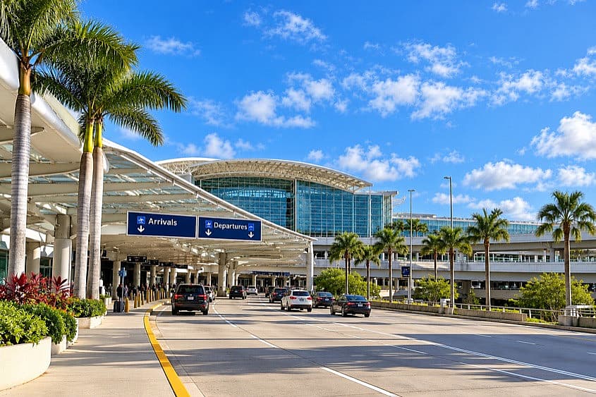 Exterior of Orlando International Airport