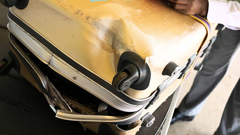 Damaged baggage