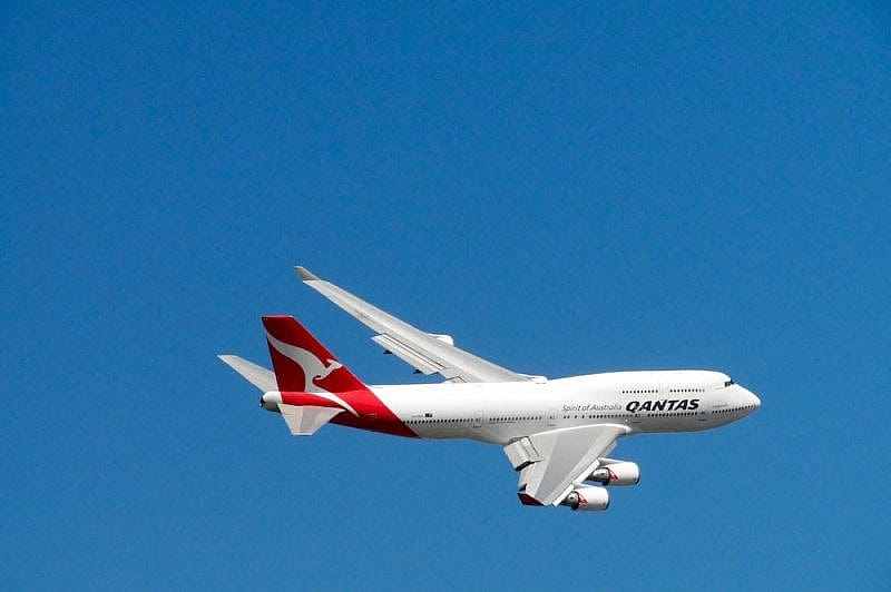 Flugzeug in den Lüften