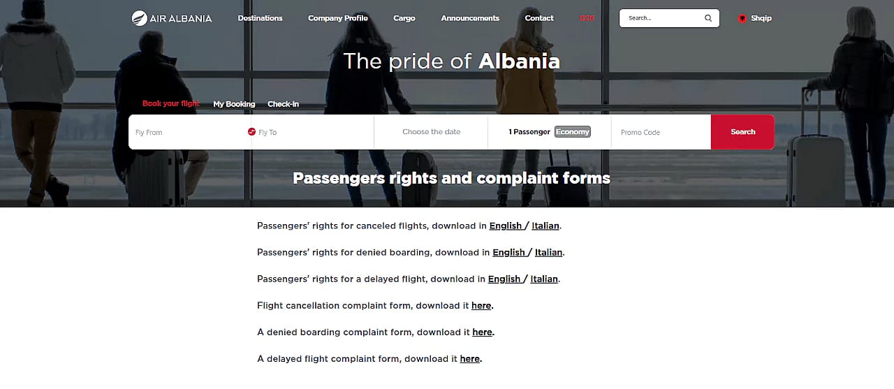 Air Albania reclami