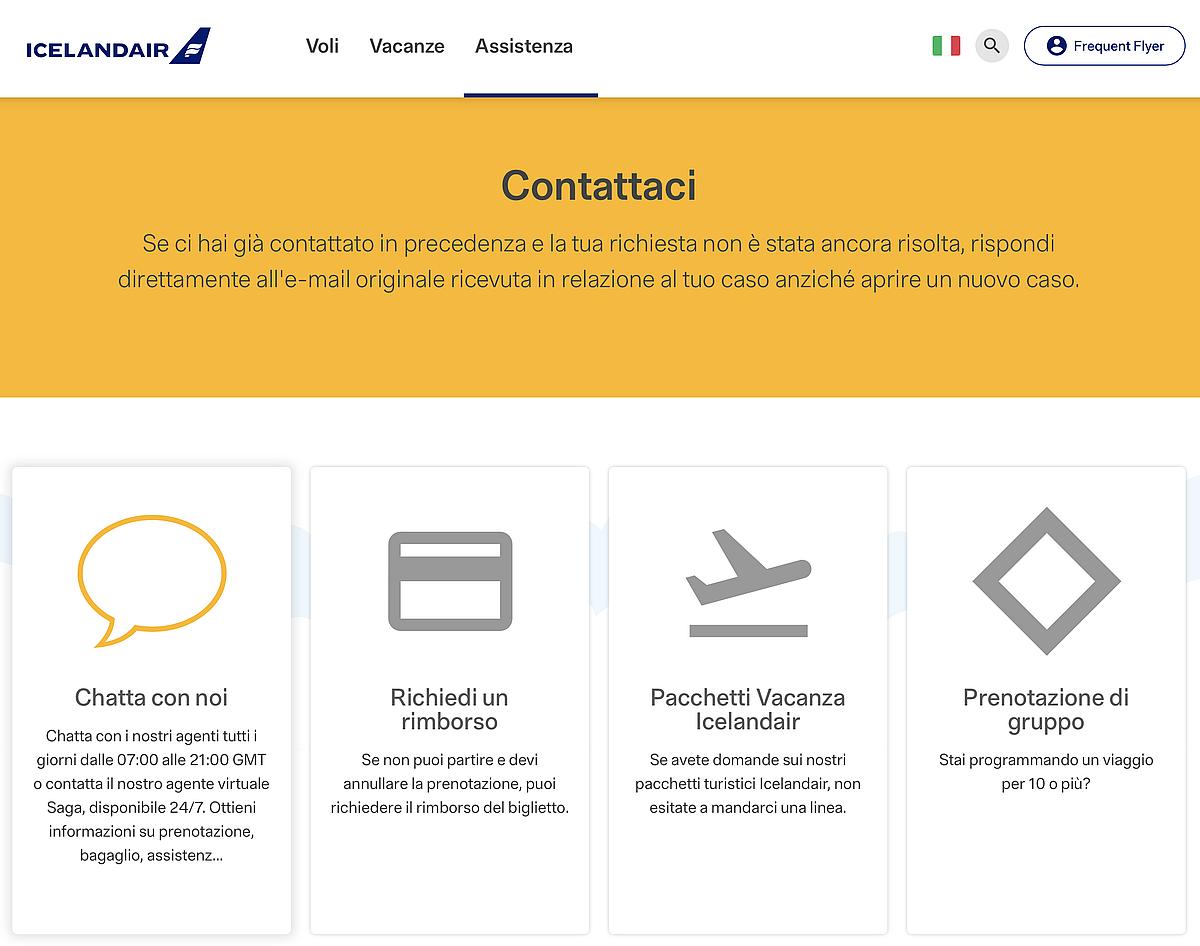 Icelandair contatti
