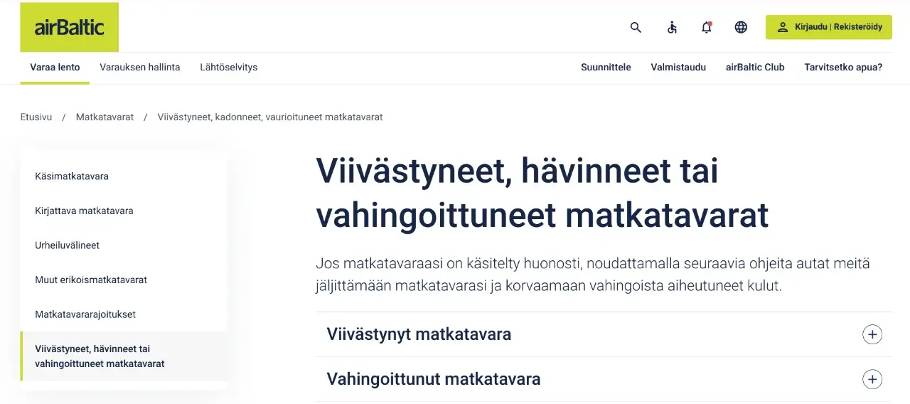 AirBalticin-oman-matkatavarakaytannon