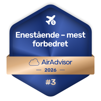 #3. Ryanair &ndash; Enest&aring;ende &ndash; mest forbedret