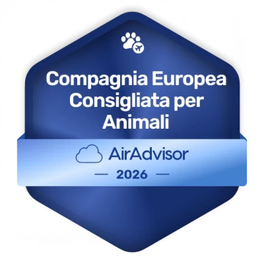 AirAdvisor 2026 - Compagnia Europea Consigliata per Animali - Austrian Airlines