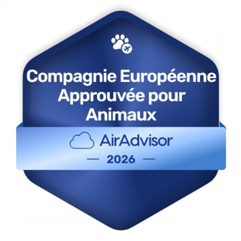 AirAdvisor 2026 - Compagnie Europ&eacute;enne Approuv&eacute;e pour Animaux - Austrian Airlines