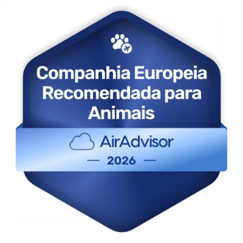 AirAdvisor 2026 - Companhia Europeia Recomendada para Animais - Austrian Airlines