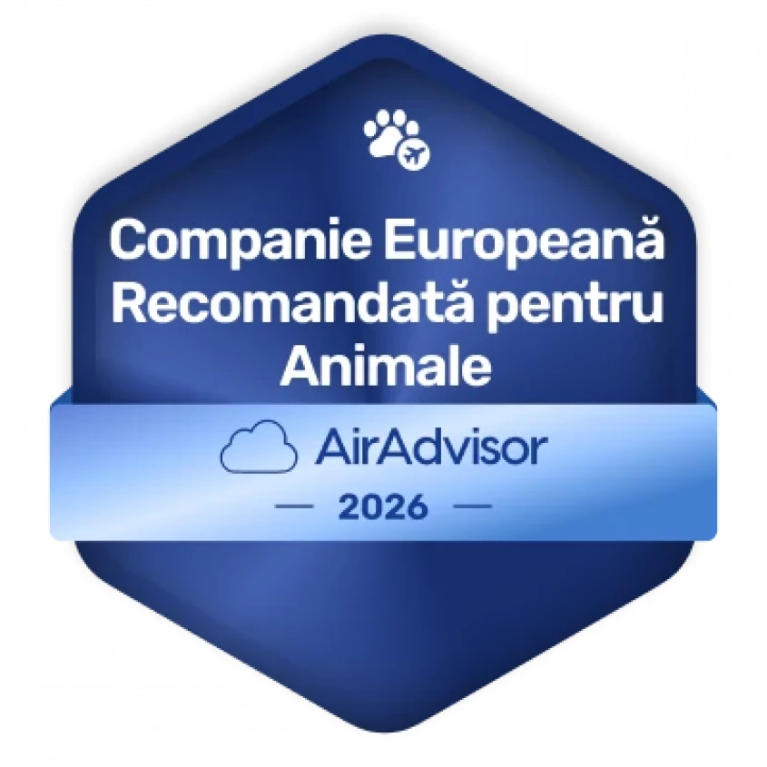 AirAdvisor 2026 - Companie Europeană Recomandată pentru Animale - Austrian Airlines