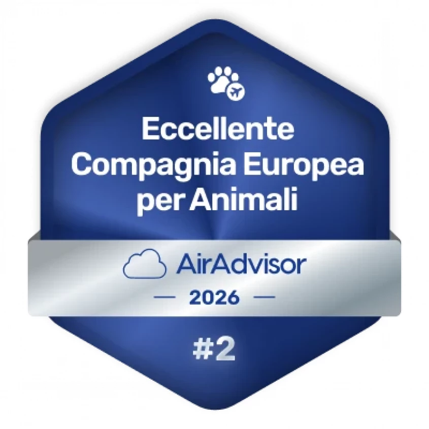 AirAdvisor 2026 - Eccellente Compagnia Europea per Animali - Air France