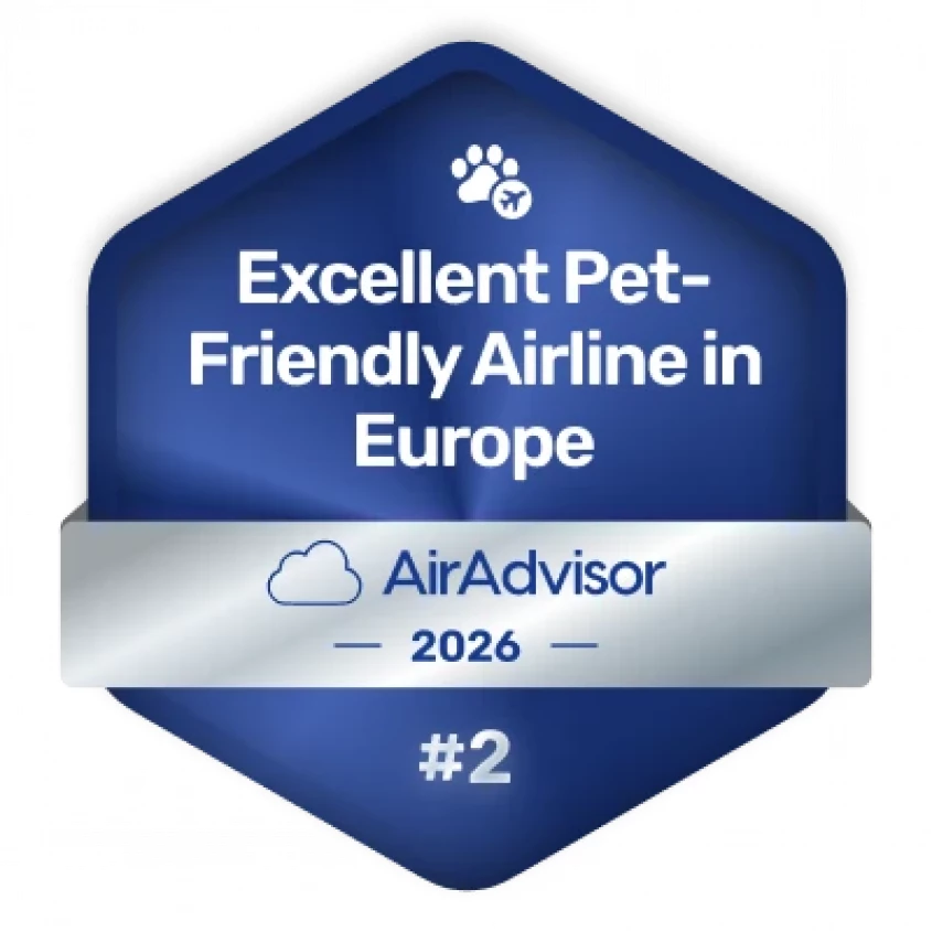 AirAdvisor 2026 - Excellent Pet-Friendly Airline in Europe - Air France