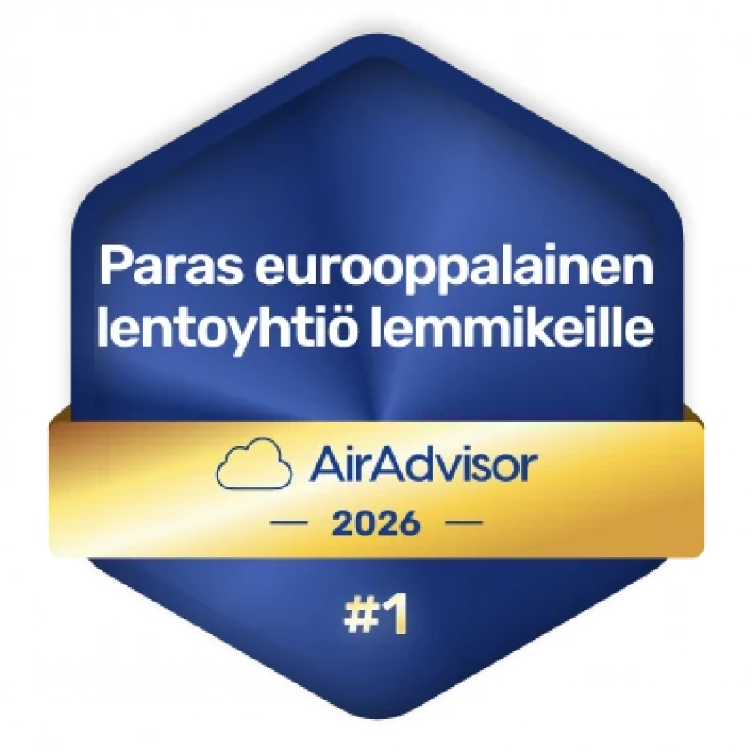 AirAdvisor 2026 - Paras Eurooppalainen Lentoyhtiö Lemmikeille - Aegean Airlines