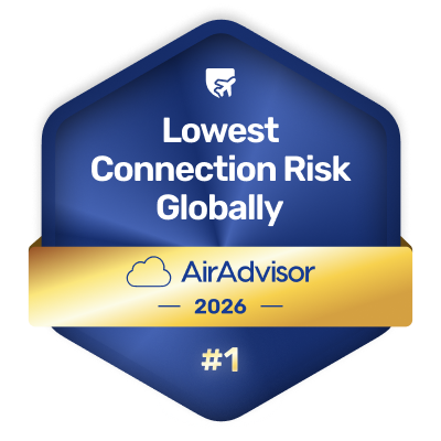 Stockholm Arlanda - Lowest Connection Risk Globally 2026