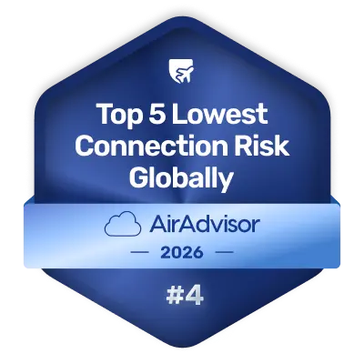 Lisbon Humberto Delgado - 4th safest for connecting flights