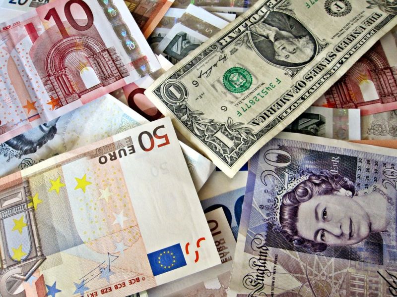 Banconote di diverse nazioni europee