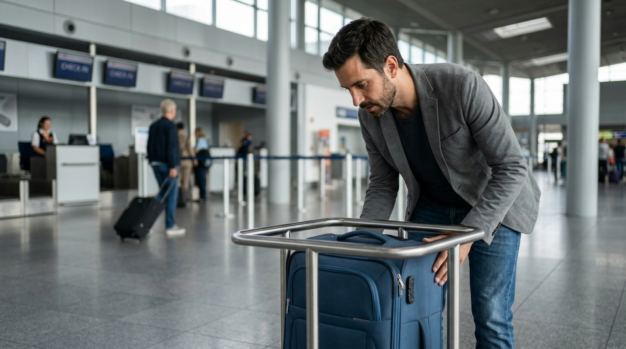 viajero-usando-medidor-maleta-aeropuerto