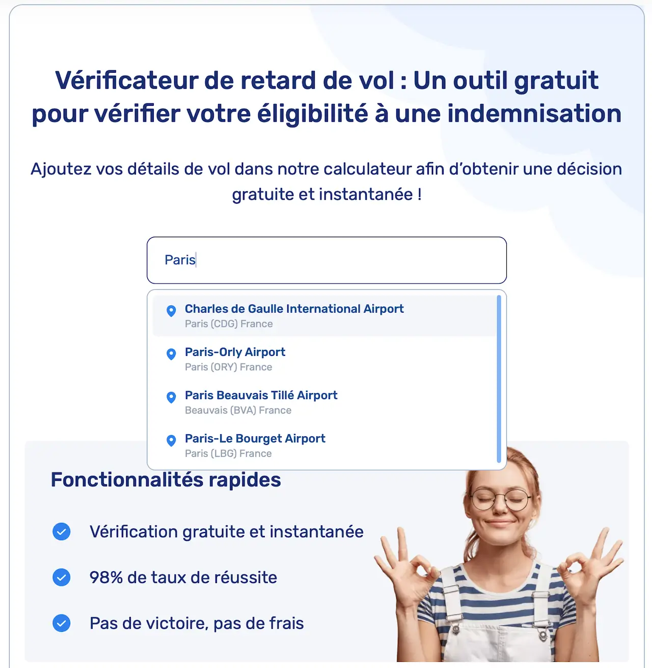 Étape 1. Vérificateur de retard de vol