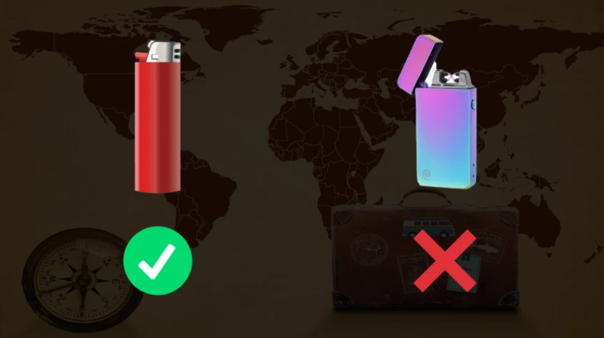 Evite los encendedores de plasma (con "fuego azul") (vea la imagen a la derecha)