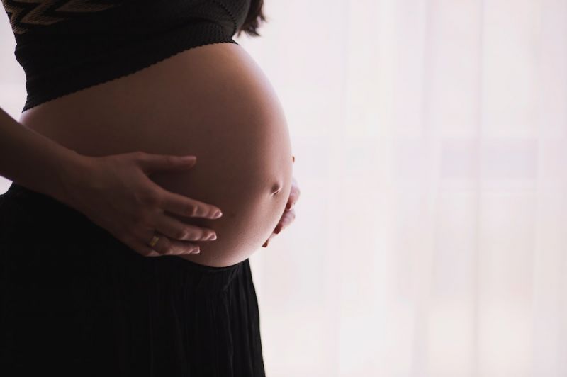 Foto eines Schwangerschaftsbauches