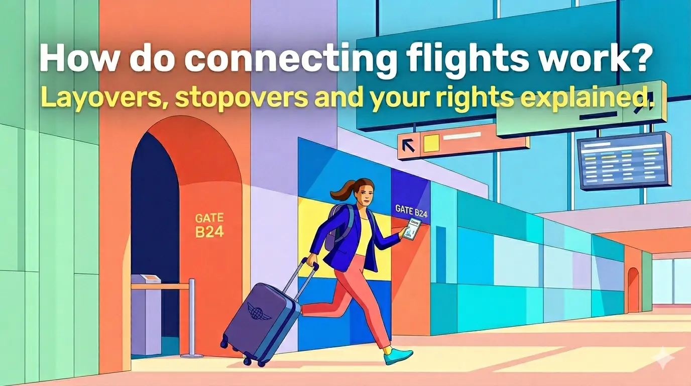 How connecting flights work