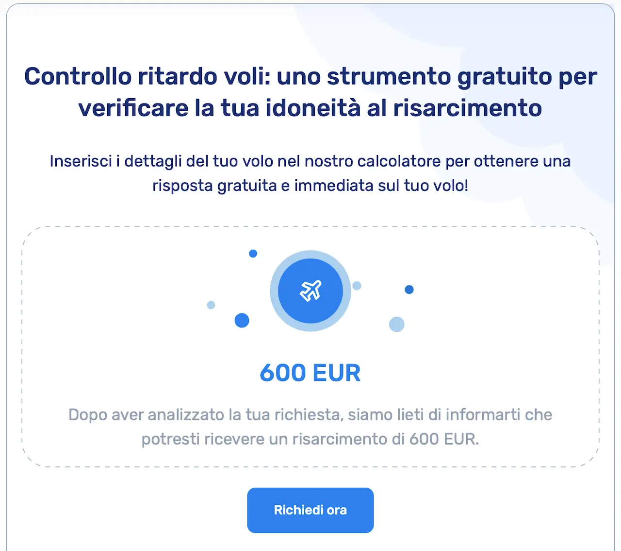 Passo 2. Controllo della compensazione del ritardo di volo