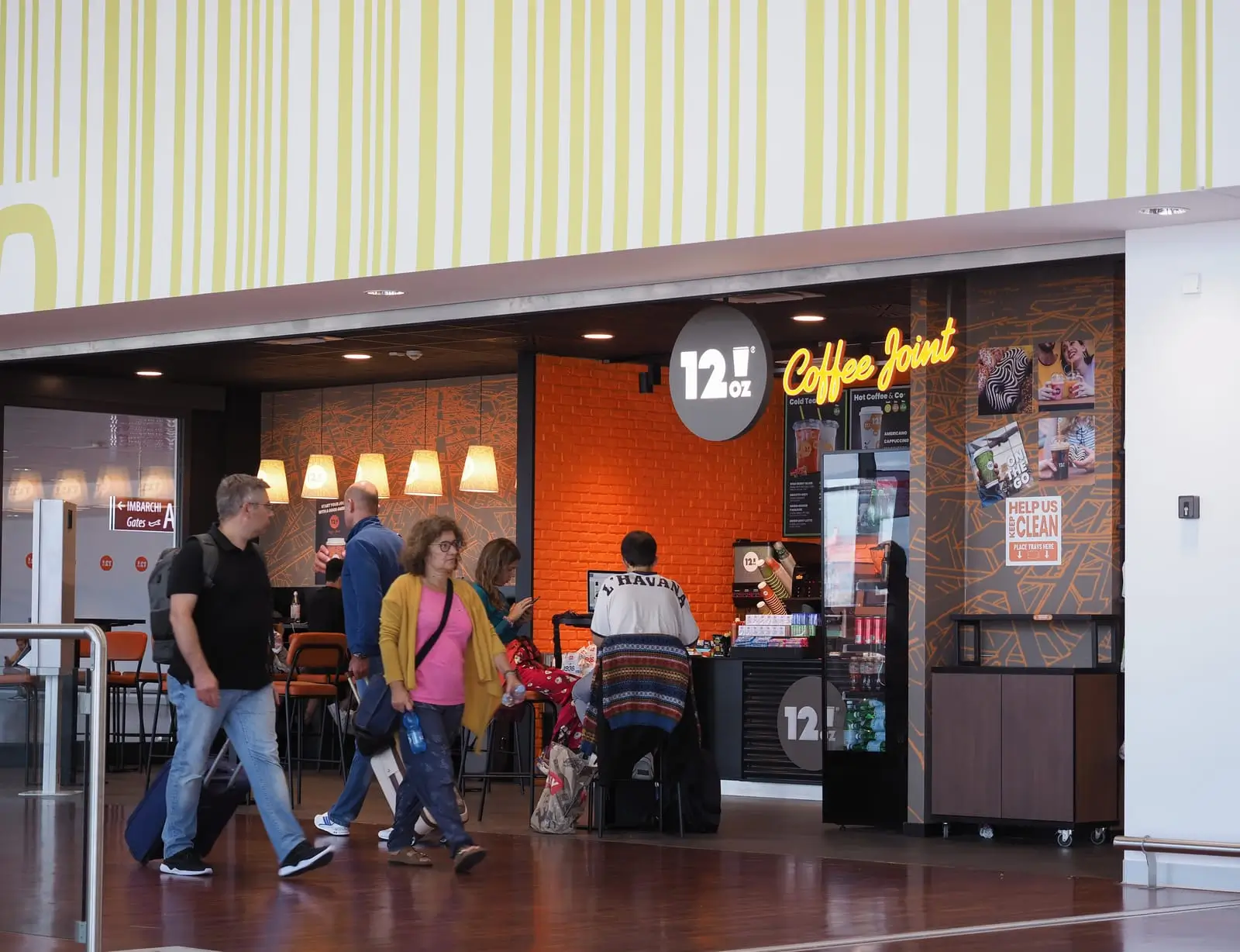 a shop at orio al serio airport in bergamo