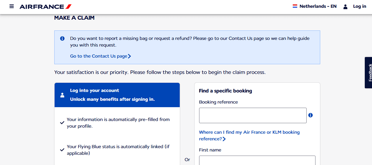 Air France Bagageclaim