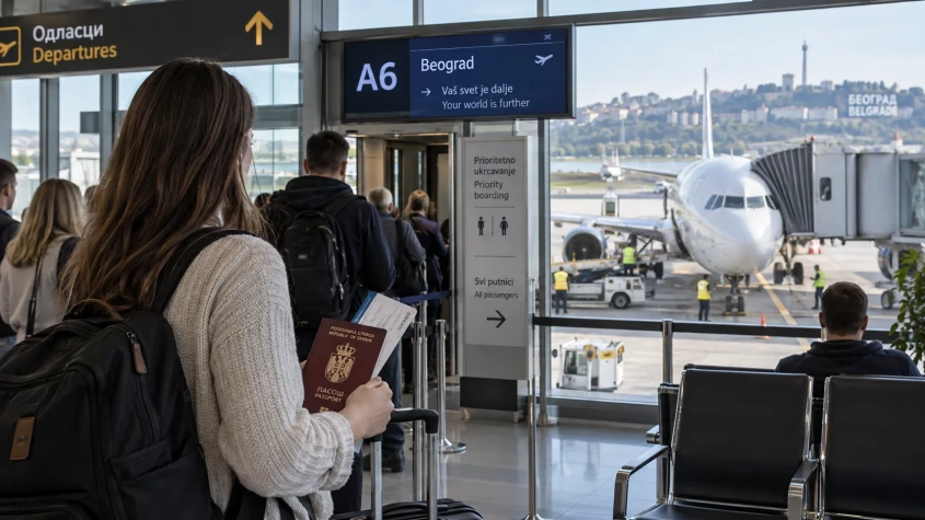 Air Serbia avion na aerodromu u Beogradu