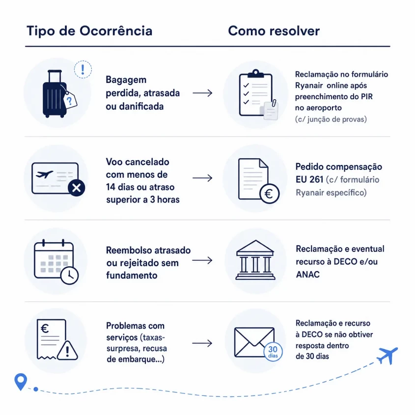 Infografia AirAdvisor sobre reclama&ccedil;&otilde;es