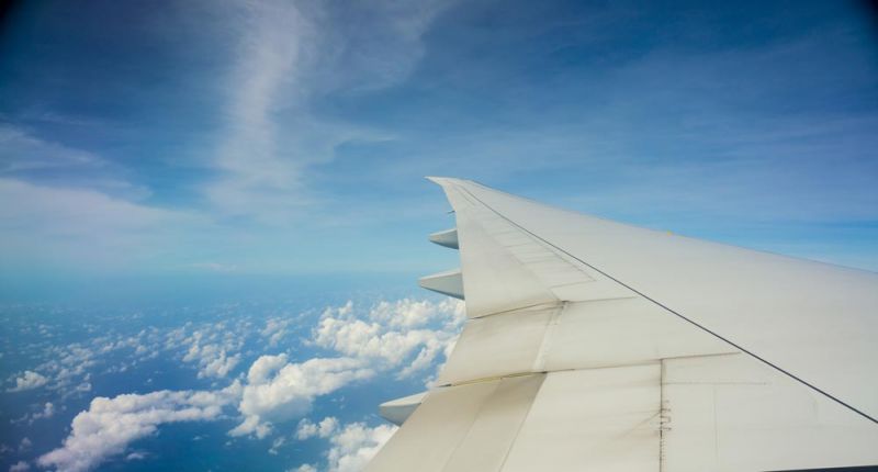 A plane returning because of Virgin Atlantic cancelled flights