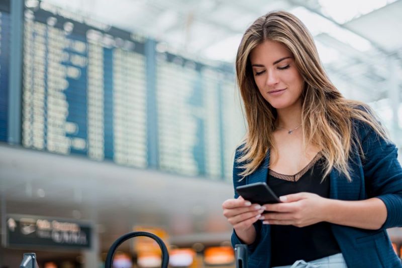 Passengers waits due to Amsterdam Airport delays