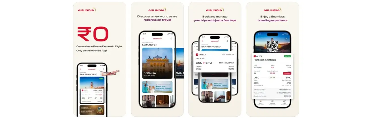 app mobile air india