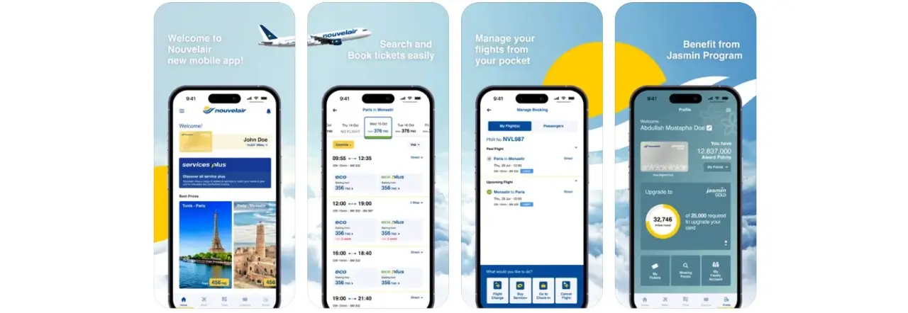 appli mobile nouvelair