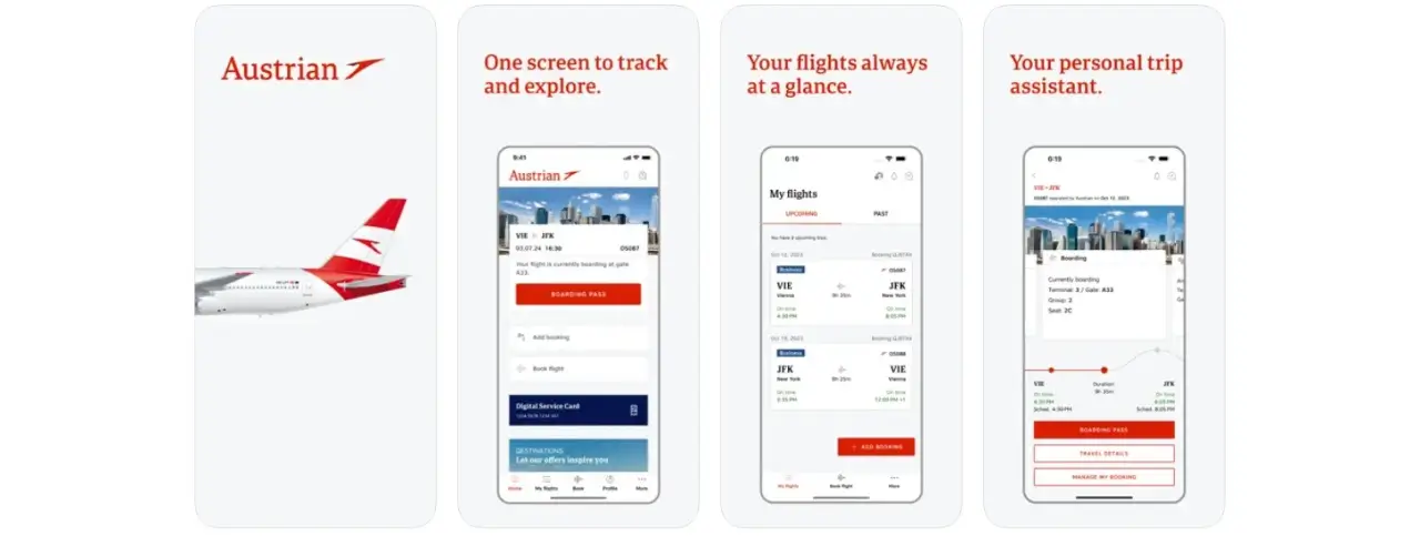 austrian airlines app