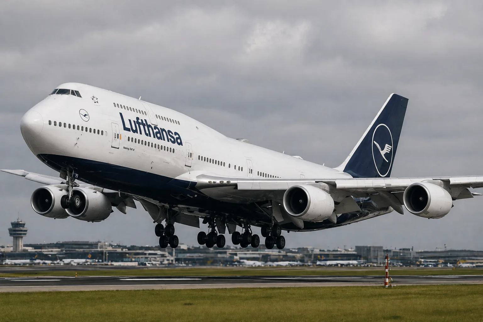Boeing 747-8 i luften