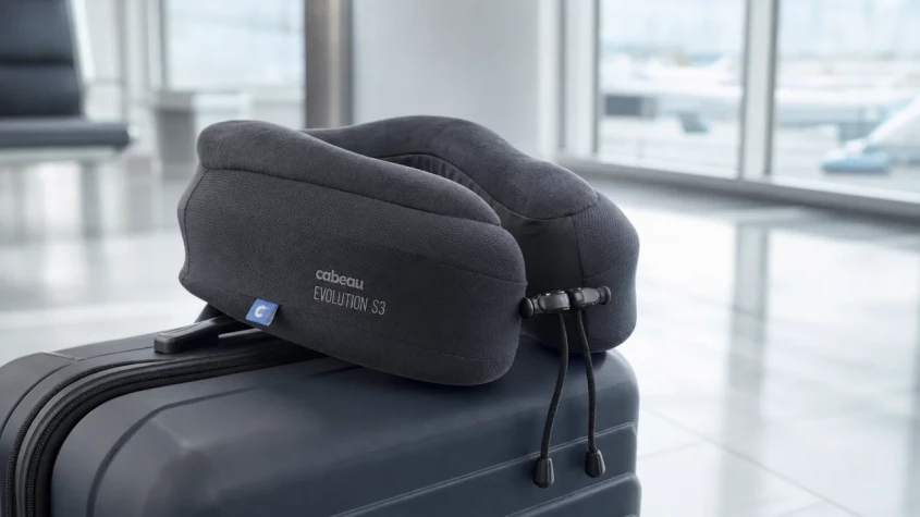 Cabeau Evolution S3 resekudde i minnesskum