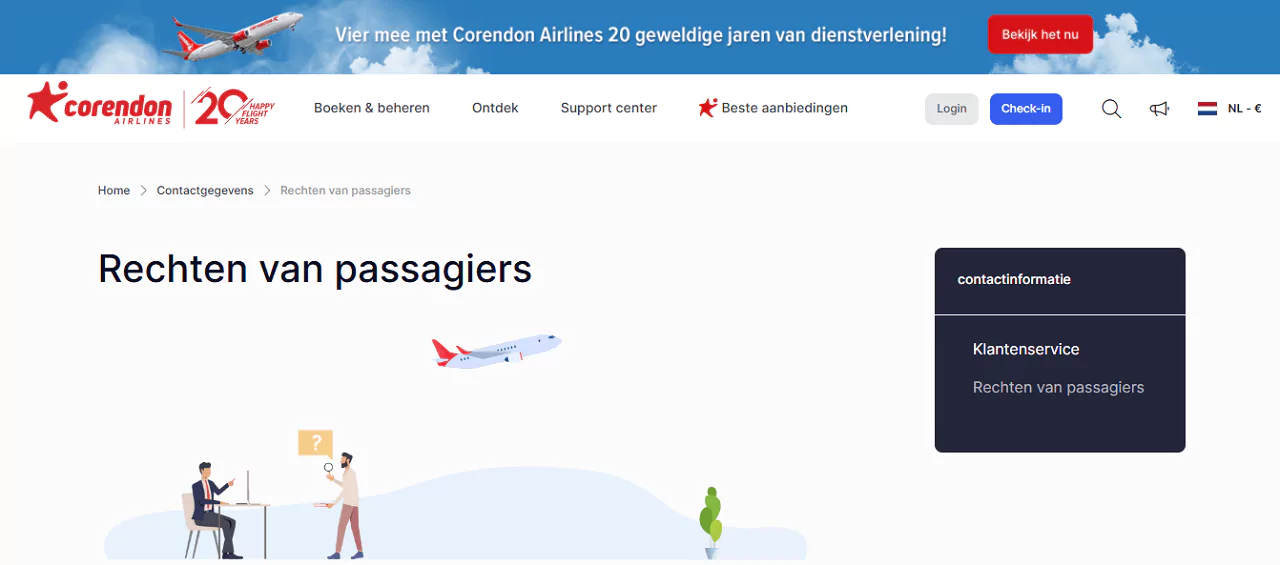 Corendon Klacht