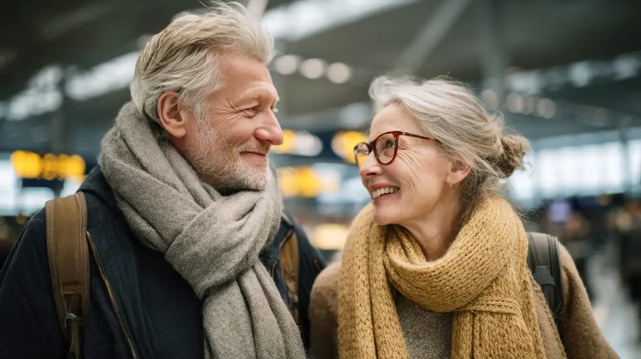 un couple de voyageurs