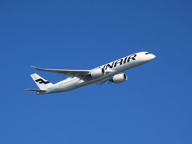 Despegue de avión apto para una compensación por vuelo retrasado de Finnair