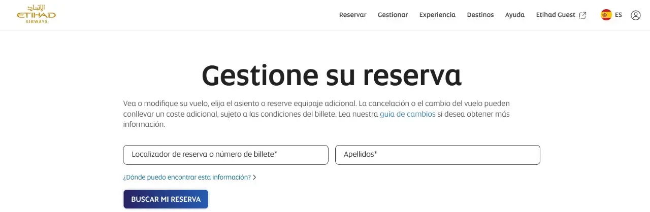 etihad reembolso de vuelo