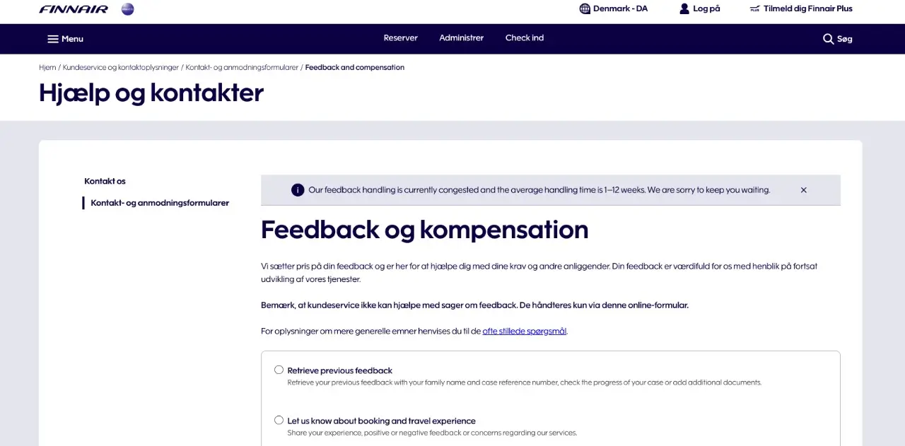 finnair kontaktformular