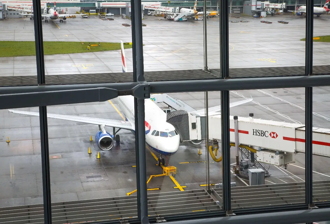flight delayed at airport