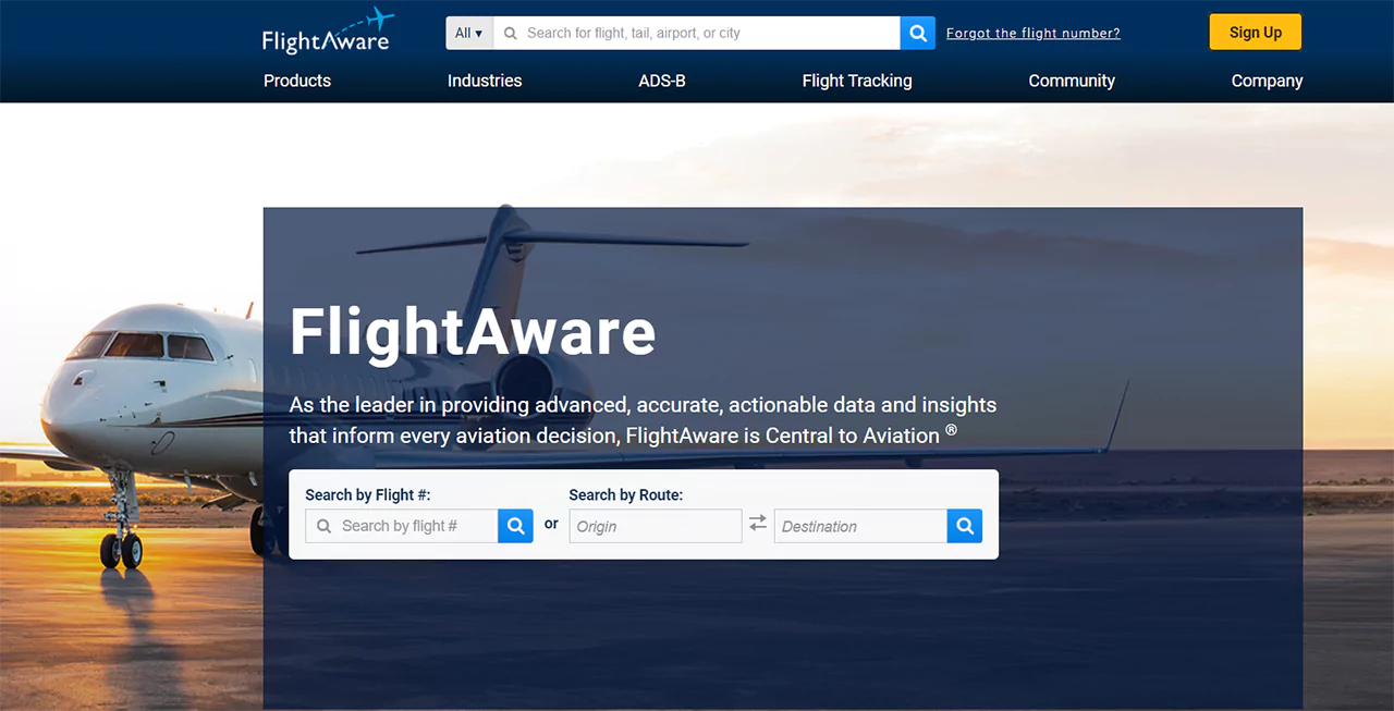 flightaware la piu grande compagnia di monitoraggio voli al mondo