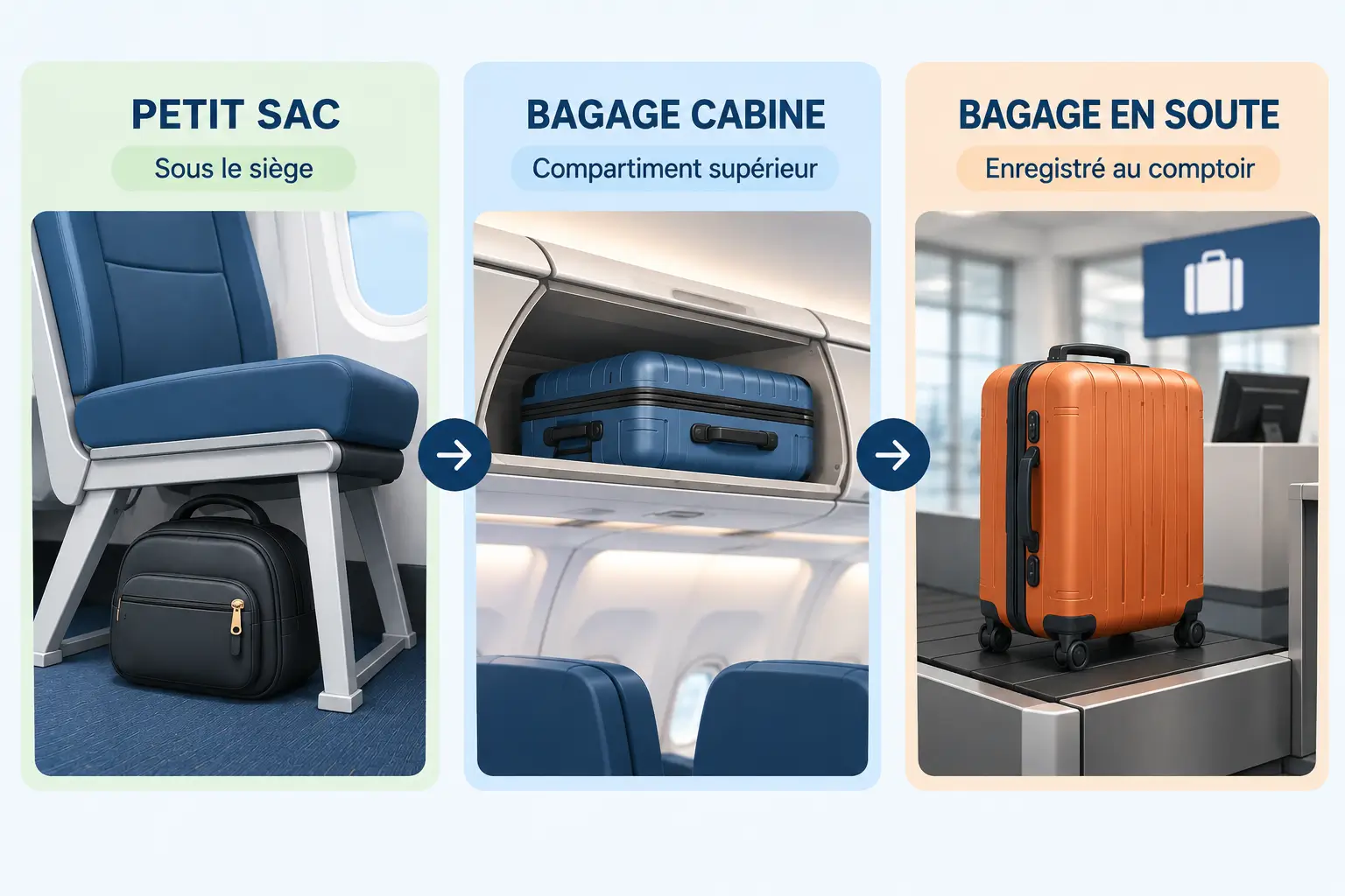 franchise bagages cabine soute